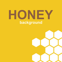 Honeycomb design template illustration (Honey) 