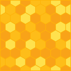 Honeycomb design template illustration (Honey) 