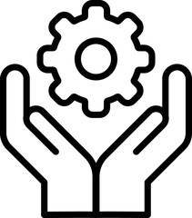 Service, Repair line icon