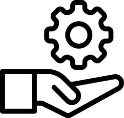 Service, Repair line icon