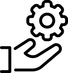 Service, Repair line icon