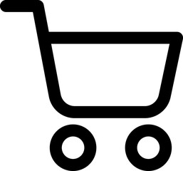 Internet shopping, e-commerce, market  linear symbol