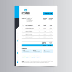 Modern and Corporate Invoice Template