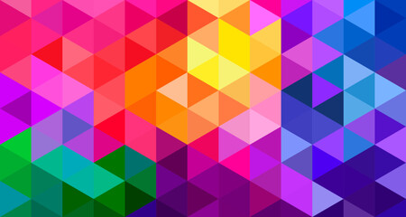 Obraz premium Abstract colors polygon background design