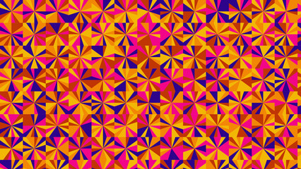 red, blue, yellow and orange geometric pattern, seamless wallpaper for tile, banner, tableclothe