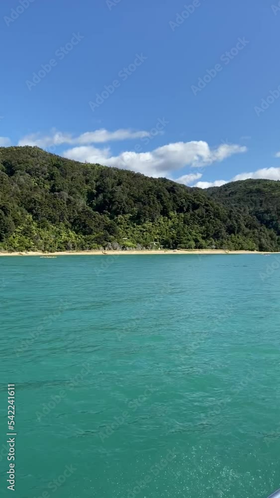 Poster Littoral du parc Abel Tasman - Nouvelle Zélande  