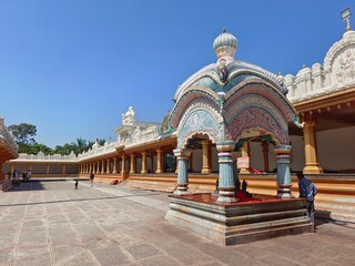 30 October 2022, Shreenath Mhaskoba Temple, The temple had dozens of mythological stories sculptured on its walls, Kodit, Near Saswad, India