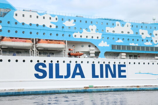 Velsen, the Netherlands - September 25th 2022: Silja Line Galaxy