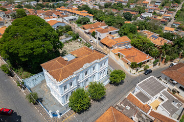 Ouro Fino city located in the interior of Minas Gerais. It is part of the Caminho da Fé, part of the mesh circuit and with several coffee plantations. Houses, trees and mild climate.