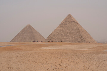 Great Pyramids of Giza panorama