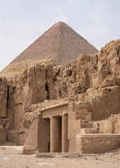 Fototapeta na wymiar Great Pyramids of Giza, Egytp