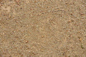 sand and gravel, crushed stone. Soil texture and background, backdrop