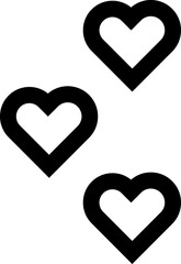 symbol; shape; heart; icon; love; line; sign; vector; valentine; like; graphic; art; outline; abstract; wedding; silhouette; element; black; simple; drawing; passion; linear; care; thin; amour