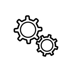 gear icon design vector template