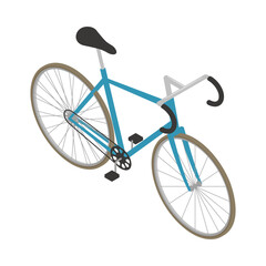 Fototapeta na wymiar Bicycle Isometric Icon