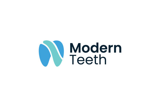 Teeth dental hygiene logo design