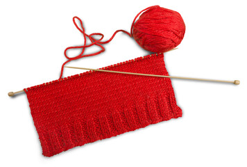 Ball of Wool and Knitting Needles