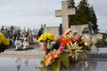 Nagrobek na cmentarzu