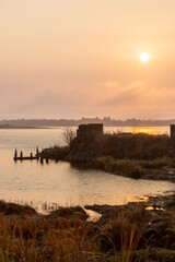 Foggy Sunrise over Baker Bay