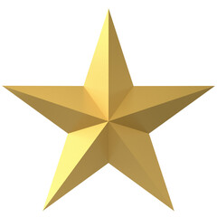 Obraz premium 3D star. 3D illustration.