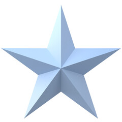 Obraz premium 3D star. 3D illustration.