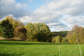 Fototapeta na wymiar Eifelimpressionen - Herbst in Monschau