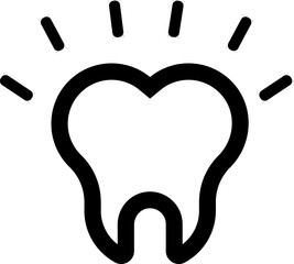 Tooth icon dental clinic