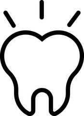 Tooth icon dental clinic