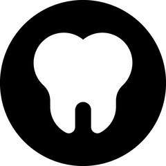 Tooth icon dental clinic