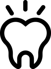 Tooth icon dental clinic