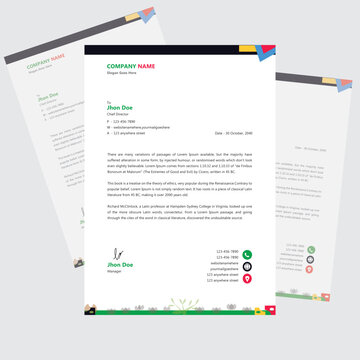 Creative Professional Business Letterhead Template