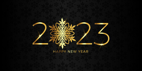 Fototapeta na wymiar Happy New Year 2023 marijuana snowflake 