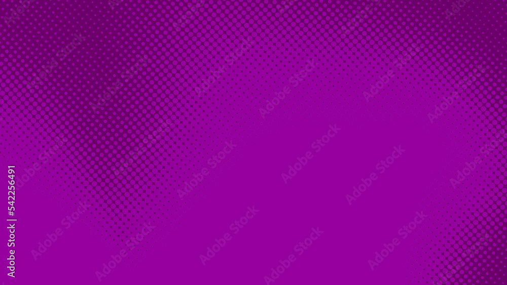 Poster abstract dots halftone purple color pattern gradient texture background.