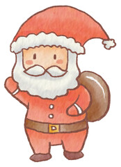 Christmas water color cartoon cute