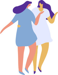 lesbian couple, two women 