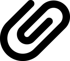 Paper clip icon. Binder Clip