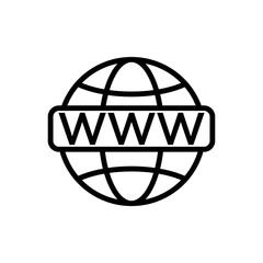 internet icon design vector template