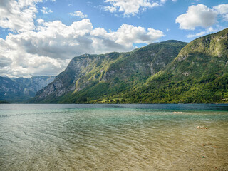 Lake Bohinj (Bohinjsko jezero) in Triglav National Park, Slovenia