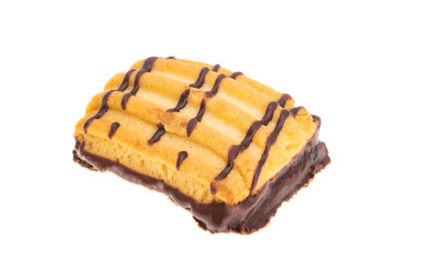 cookies with jam isolated