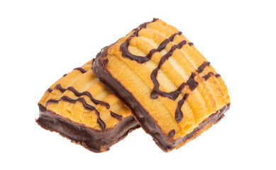 cookies with jam isolated
