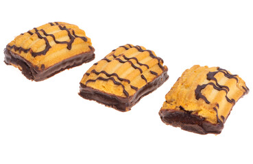 cookies with jam isolated