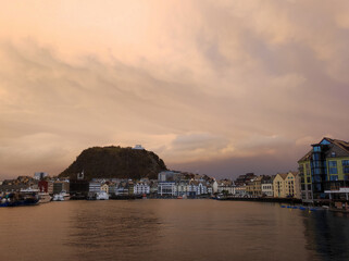 Obraz premium Aksla, Alesund, Norway