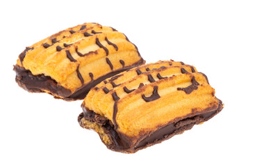 cookies with jam isolated