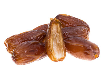 dried dates isolated