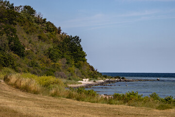 The coast of the island of Rügen on the Baltic Sea