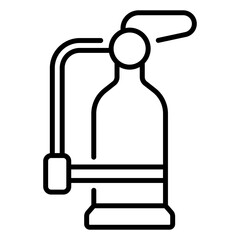 line thin icon related to industry , factory , production unit, cargo 