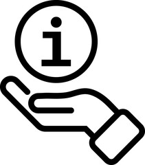 Information line icon