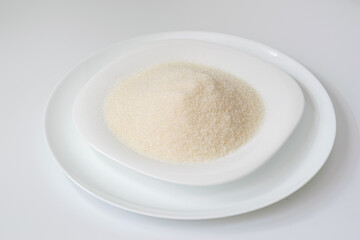 bowl of white sugar