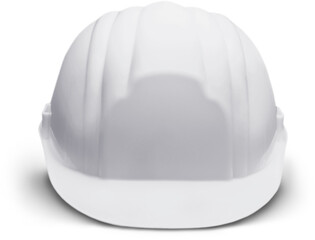 White construction hard hat