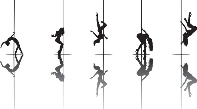 3,998 Pole Dance Silhouette Images, Stock Photos, 3D objects, & Vectors